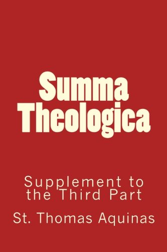 Beispielbild fr Summa Theologica: Supplement to the Third Part: 6 zum Verkauf von Revaluation Books