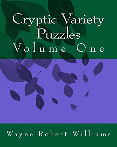 Stock image for Cryptic Variety Puzzles Volume 1 for sale by ThriftBooks-Atlanta