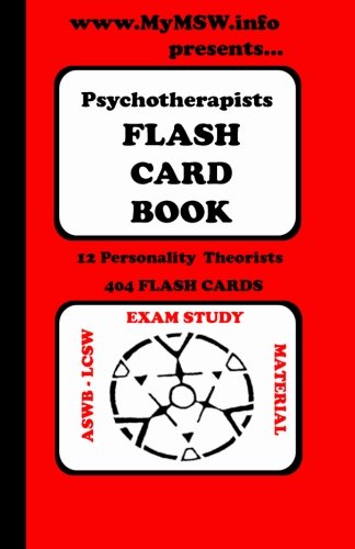Beispielbild fr The Psychotherapists FLASH CARD BOOK: ASWB Exam Prep zum Verkauf von SecondSale