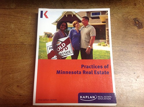 Stock image for Practices of Minnesota Real Estate (Kaplan) 1st Ed. Update 2014 for sale by HPB-Diamond