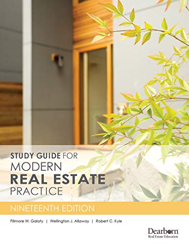 Beispielbild fr Study Guide for Modern Real Estate Practice, 19th Edition zum Verkauf von Wonder Book