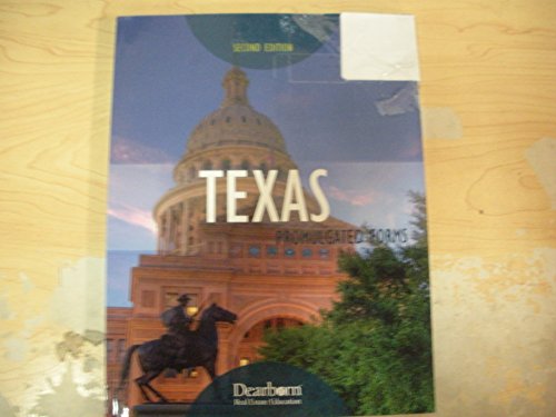 Imagen de archivo de TEXAS PROMULGATED FORMS-TEXT a la venta por HPB-Red