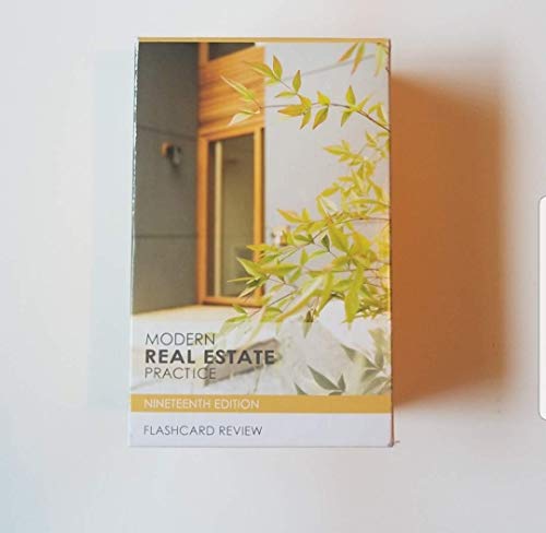 Imagen de archivo de Modern Real Estate Practice Flashcard Review, 19th Edition a la venta por Wonder Book