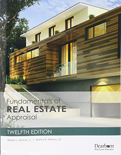 Stock image for Fundamentals of Real Estate Appraisal 12th Edition by William L. Ventolo (2015-05-04) for sale by The Book Cellar, LLC