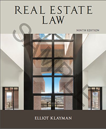 Beispielbild fr Real Estate Law zum Verkauf von Better World Books