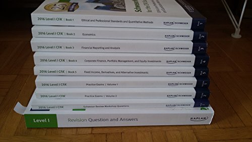 Beispielbild fr SchweserNotes CFA Exam Prep 2016 Level 1 Volume 2 zum Verkauf von ZBK Books