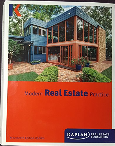 Beispielbild fr Modern Real Estate Practice (19th Edition) zum Verkauf von Better World Books
