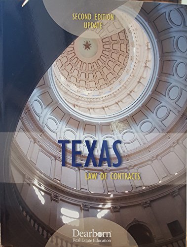 Beispielbild fr Texas Law of Contracts - 2nd Edition Update zum Verkauf von Better World Books