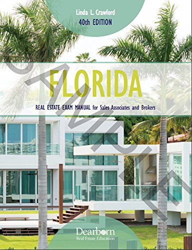 Stock image for Florida Real Estate Exam Manual for Sales Associates and Brokers 2017 (Florida Real Estate Exam Manual for Sales Associates & Brokers) for sale by SecondSale