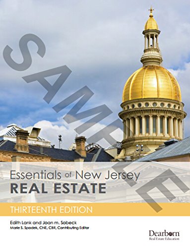 Beispielbild fr Essentials of New Jersey Real Estate, 13th Edition zum Verkauf von BooksRun