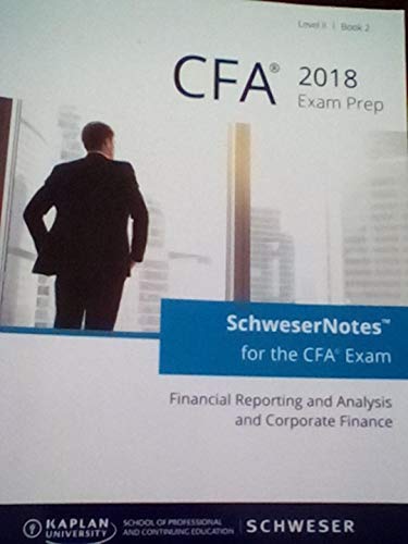 Stock image for CFA 2018 Exam Prep - Financial Reporting and Analysis and Corporate Finance - Level II-Book 2 for sale by HPB-Red