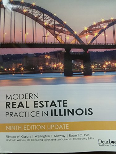 Imagen de archivo de Modern Real Estate Practice in Illinois a la venta por Better World Books