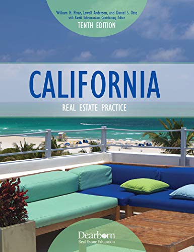 Stock image for California Real Estate Practice 10th Edition [Paperback] William H. Pivar; Lowell Anderson and Daniel S. Otto for sale by RareCollectibleSignedBooks