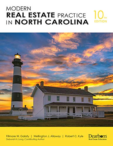 Stock image for Dearborn Modern Real Estate Practice in North Carolina, 10th Edition - Real Estate Guide on Law, Regulations, and More in the State of North Carolina for sale by ThriftBooks-Dallas