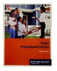 Beispielbild fr Texas Promulgated Forms Workbook zum Verkauf von HPB-Red