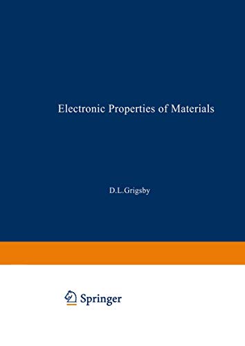 Beispielbild fr Electronic Properties of Materials : A Guide to the Literature Volume Two, Part One Volume 1 / Volume 2 / Volume 3 zum Verkauf von Buchpark