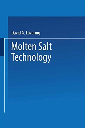 Beispielbild fr Molten Salt Technology zum Verkauf von Lucky's Textbooks