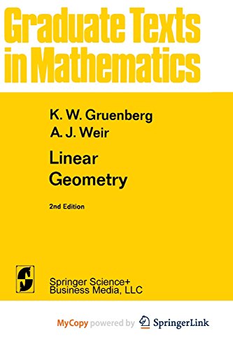 9781475741025: Linear Geometry