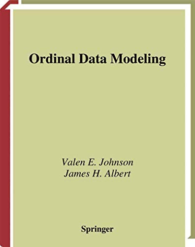 Imagen de archivo de Ordinal Data Modeling (Statistics for Social and Behavioral Sciences) a la venta por Lucky's Textbooks