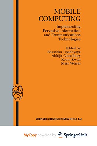 9781475776690: Mobile Computing: Implementing Pervasive Information and Communications Technologies