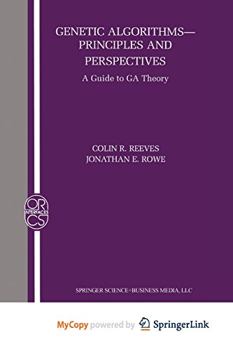 Stock image for Genetic Algorithms: Principles and Perspectives : A Guide to GA Theory for sale by Ria Christie Collections