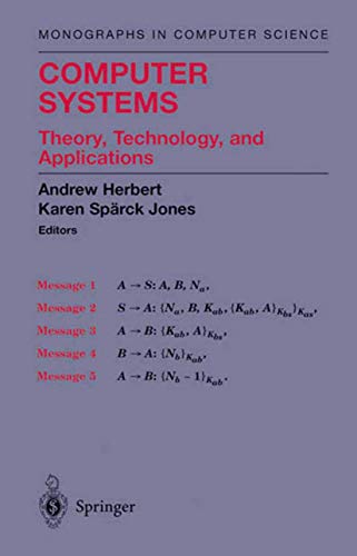 9781475780758: Computer Systems: Theory, Technology, and Applications (Monographs in Computer Science)