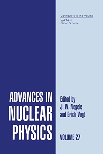 9781475788013: Advances in Nuclear Physics: Volume 27