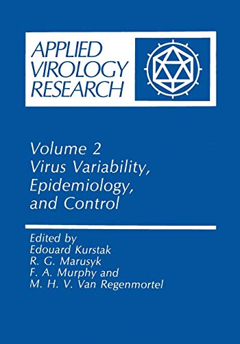 Beispielbild fr Virus Variability, Epidemiology and Control (Applied Virology Research, 2) zum Verkauf von Lucky's Textbooks
