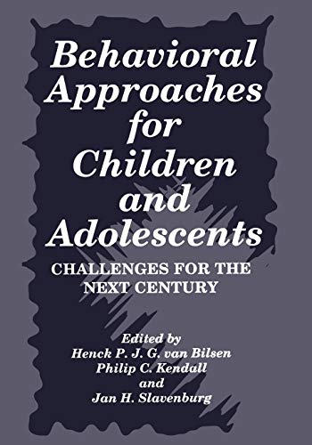 9781475794083: Behavioral Approaches for Children and Adolescents: Challenges for the Next Century