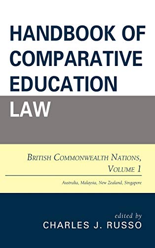 Beispielbild fr Handbook of Comparative Education Law: British Commonwealth Nations: British Commonwealth Nations, Volume 1 zum Verkauf von AwesomeBooks
