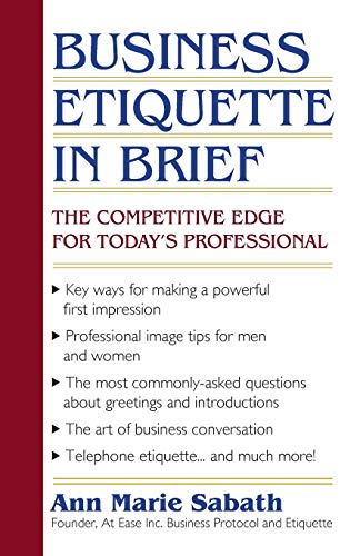 9781475985948: Business Etiquette in Brief: The Competitive Edge for Today's Professional