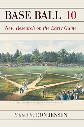 Stock image for Base Ball 10: New Research on the Early Game for sale by Chiron Media
