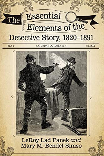 Stock image for The Essential Elements of the Detective Story, 1820 - 1891 for sale by Gumshoe Books