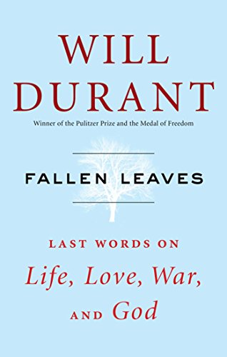 Beispielbild fr Fallen Leaves : Last Words on Life, Love, War, and God zum Verkauf von Better World Books