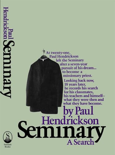 Beispielbild fr Seminary: A Search: A Search zum Verkauf von SecondSale