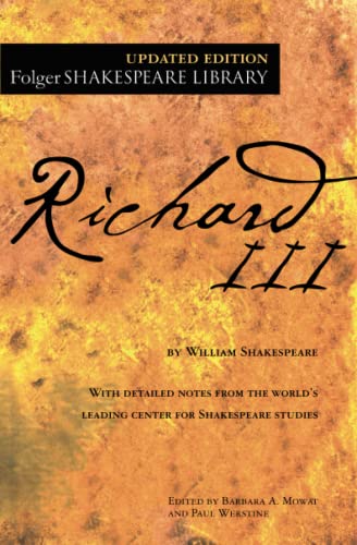 Imagen de archivo de Richard III (Folger Shakespeare Library) a la venta por Goodwill of Colorado