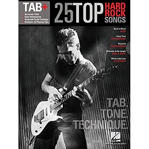 25 Top Hard Rock Songs - Tab. Tone. Technique.: Tab+ (9781476813349) by Various