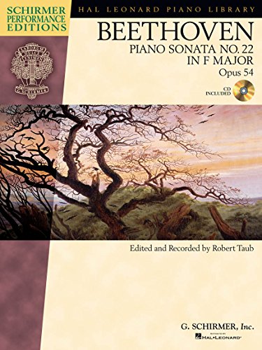 9781476816319: Ludwig Van Beethoven: Piano Sonata No.22 In F Op.54 (Schirmer Performance Edition): Sonata No. 22 in F Major, Opus 54