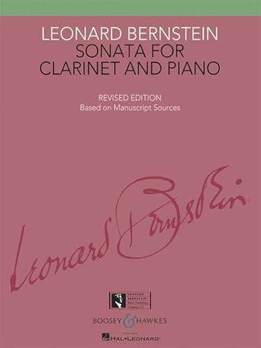 Stock image for Sonata for Clarinet and Piano: Revised Edition Book Only for sale by Kennys Bookstore