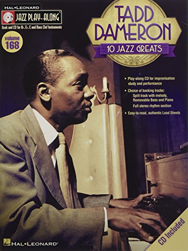 Stock image for Tadd Dameron: Jazz Play-Along Volume 168 (Book/CD) for sale by Kennys Bookshop and Art Galleries Ltd.
