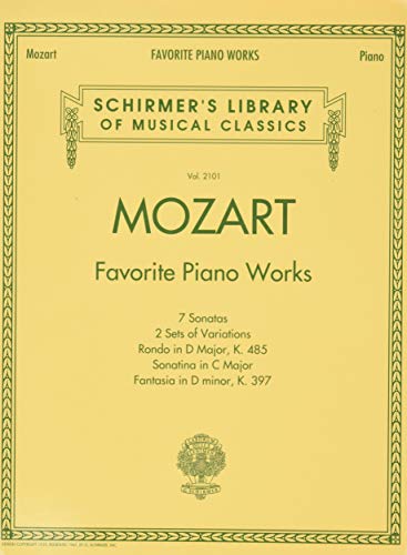 Beispielbild fr Mozart Wa Favourite Piano Works Schirmer Library Vol 2101 Pf Bk zum Verkauf von Blackwell's