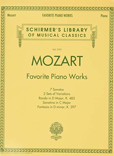 9781476875545: Mozart - Favorite Piano Works: Schirmer'S Library of Musical Classics Vol. 2101