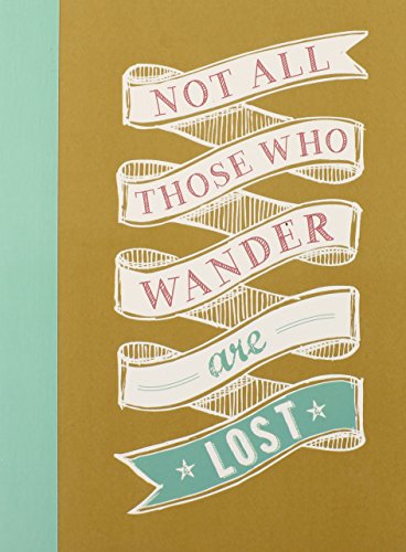 Stock image for Not All Those Who Are Lost Journal for sale by Wonder Book