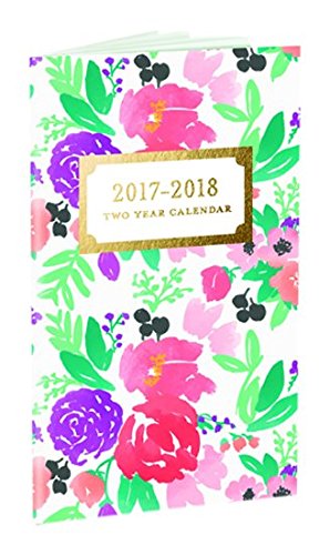 9781477024669: Happy Floral 2017-2018 Planner: 29 Months