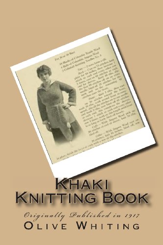 Beispielbild fr Khaki Knitting Book zum Verkauf von HPB-Ruby