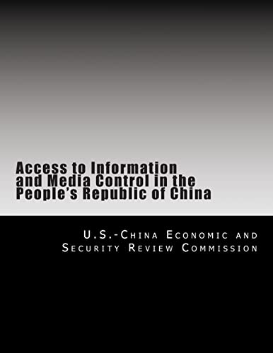Imagen de archivo de Access to Information and Media Control in the People's Republic of China a la venta por THE SAINT BOOKSTORE