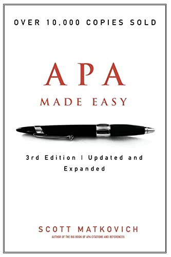 Imagen de archivo de APA Made Easy a la venta por SecondSale