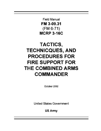 Beispielbild fr Field Manual FM 3-09.31 (FM 6-71) MCRP 3-16C Tactics, Techniques, and Procedures for Fire Support for the Combined Arms Commander October 2002 zum Verkauf von Buchpark