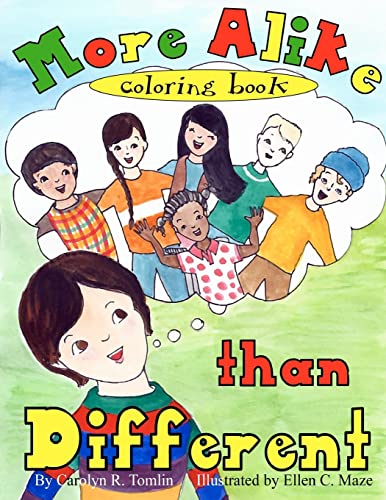 Stock image for More Alike Than Different: Coloring Book for sale by THE SAINT BOOKSTORE