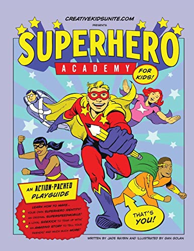 Beispielbild fr Superhero Academy: Create Your Own Superhero Character Activity Book! zum Verkauf von Save With Sam